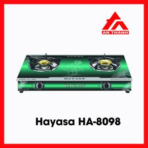 Bếp Gas Đôi Kiếng HAYASA HA-8098 – Sang trọng, bền bỉ, tiết kiệm Gas
