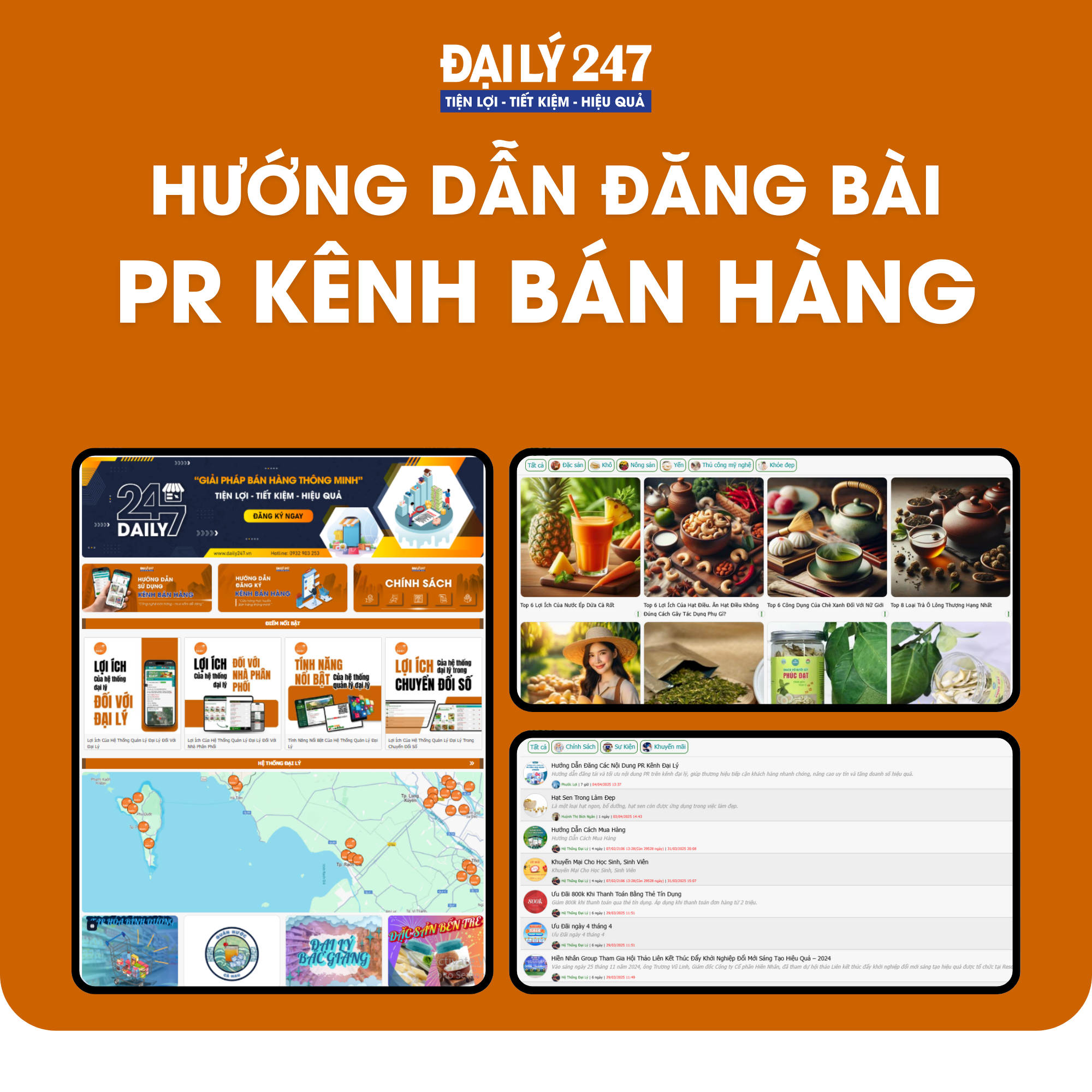 Hướng Dẫn Đăng Các Nội Dung PR Kênh Đại Lý