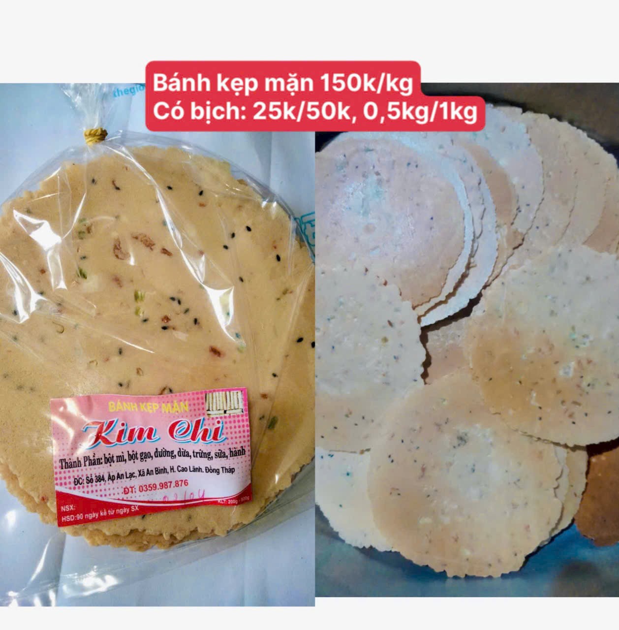 Bánh Kẹp Mặn