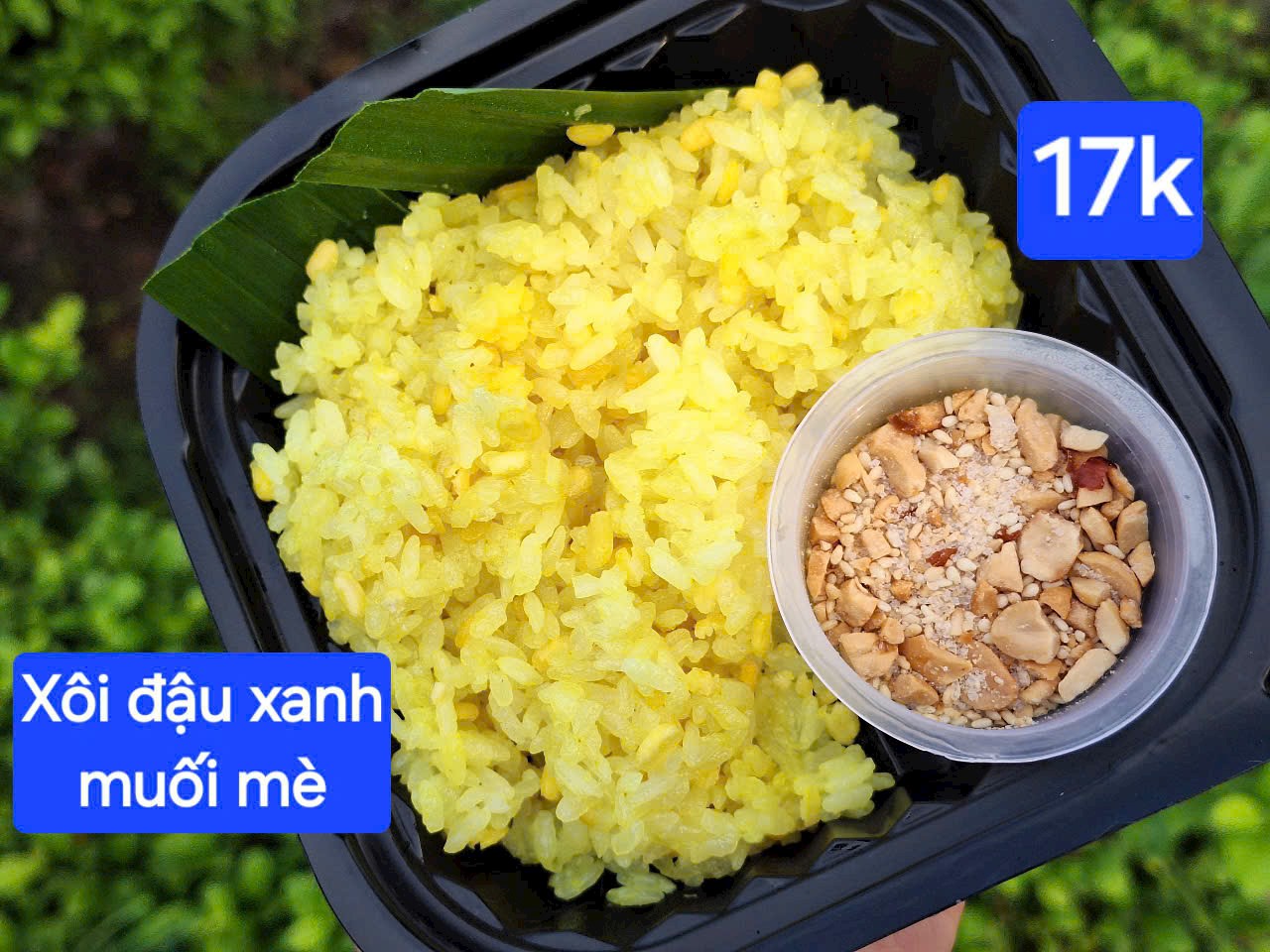 Xôi Đậu Xanh Muối Mè