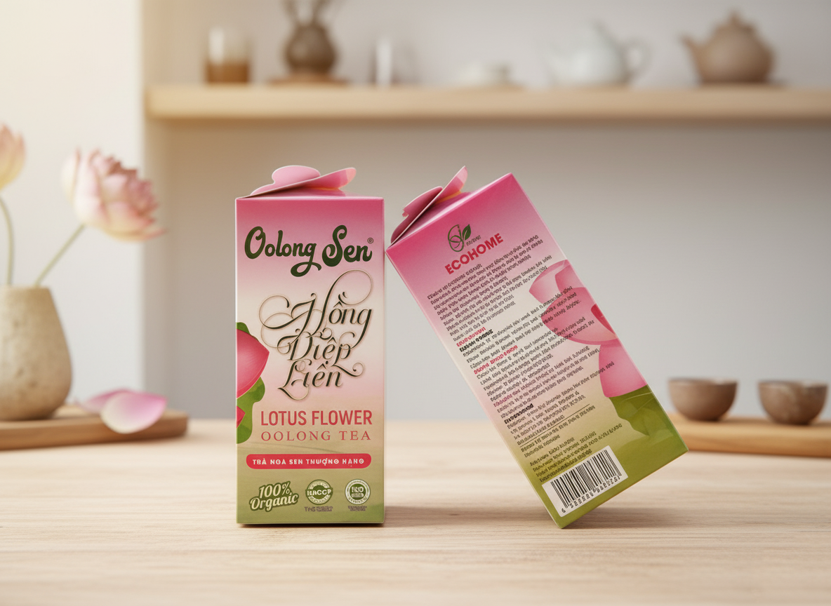 Trà Oolong Sen Hồng Diệp Liên