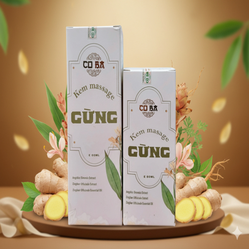 Kem Massage Gừng Co Ba 80ml